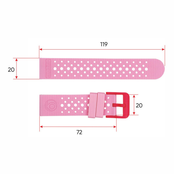 Ремінець для смарт годинника Modfit Zoomi  Pink