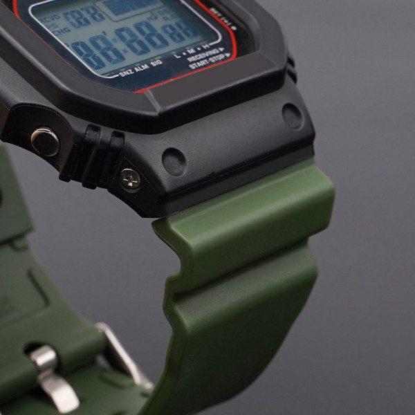 Ремінець для Casio G-Shock DW-5600/6900/G-5600/GW-M5610 Black Black