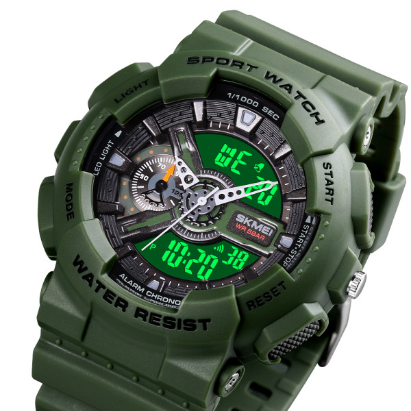 Годинник Skmei 1688 Green-Black