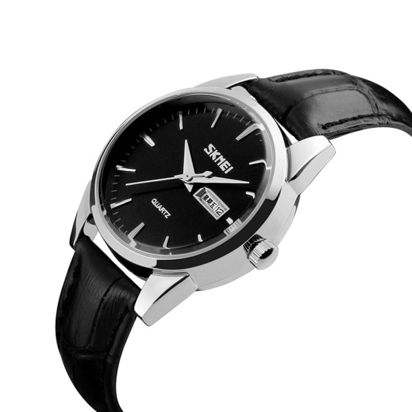 Skmei 9073SIBK-S Silver-Black lady