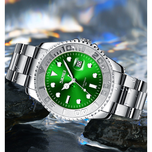 Skmei 9295SIGN Silver-Green