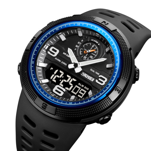 Skmei 1655BUBK Black-Blue