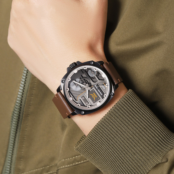 Skmei 2289BKBN Black-Brown