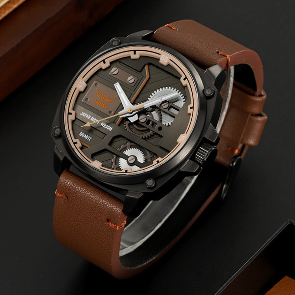 Skmei 2289BKBN Black-Brown