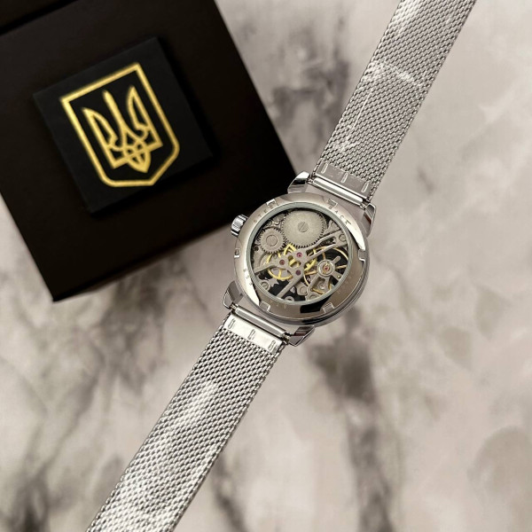 Годинник наручний Patriot Silver-Black Де би не була