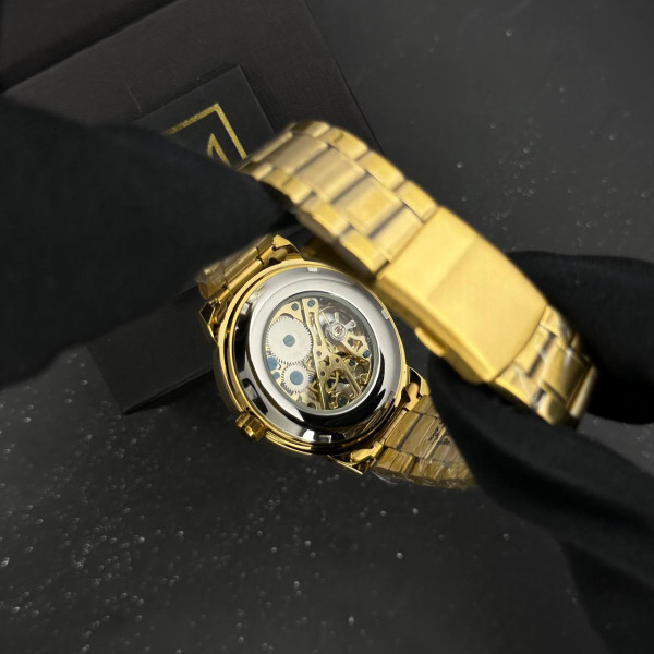 Годинник наручний Patriot 022 Gold-Gold Mechanic Metall Не Забуду Дім