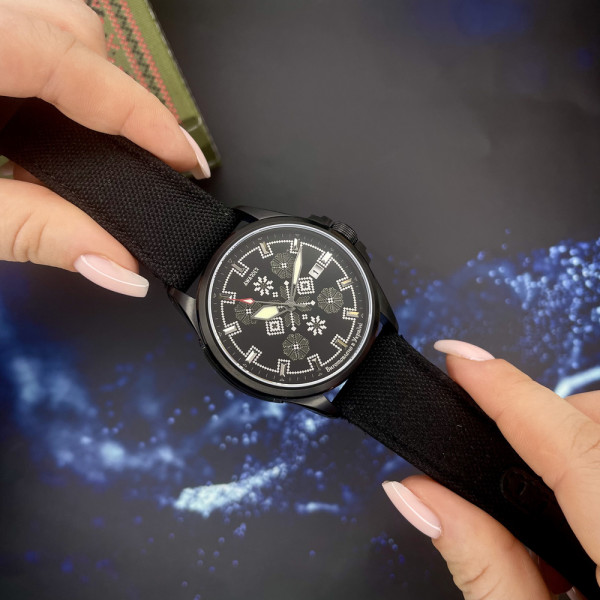 Часы наручные Awarder Embroidery Black-Army Green Black Automatic 10ATM