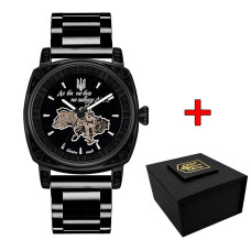 Годинник наручний Awarder 021 Де би не був All Black Steel