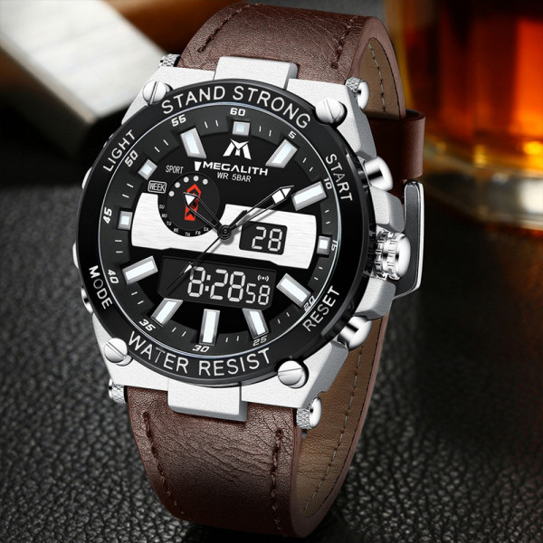 Megalith 8230 Brown-Silver-Black