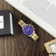 Chronte Nicolas Silver-Gold-Blue