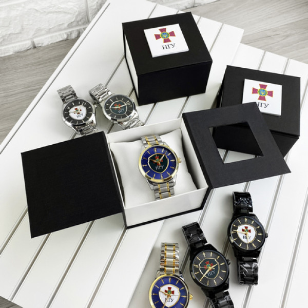 Chronte з логотипом НГУ Silver-Black-White, 1132-0110, Chronte
