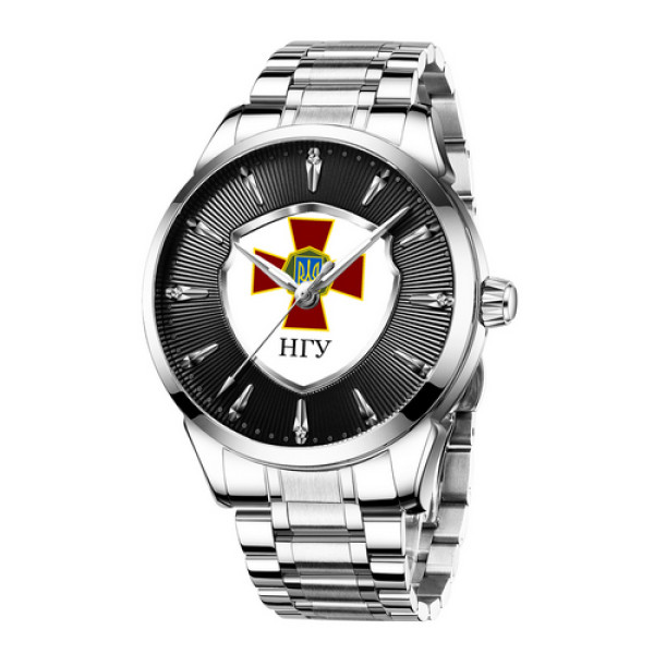 Chronte з логотипом НГУ Silver-Black-White, 1132-0110, Chronte