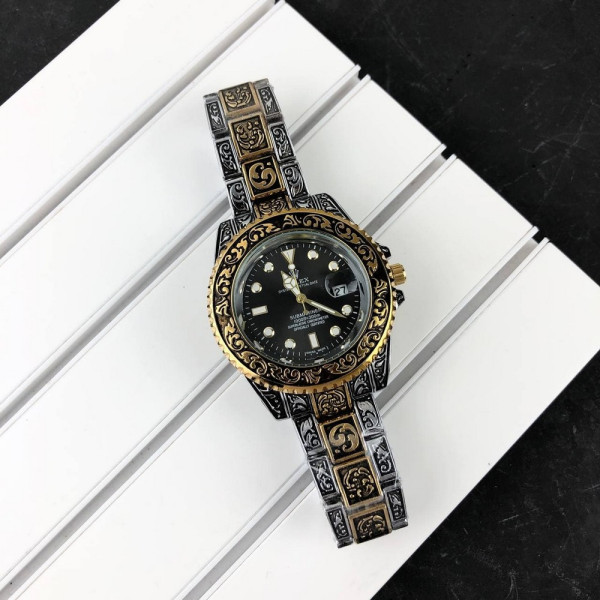 Rolex Submariner Pattern Silver-Gold