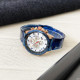 Наручний годинник Forsining 1137 Blue-Cuprum-White