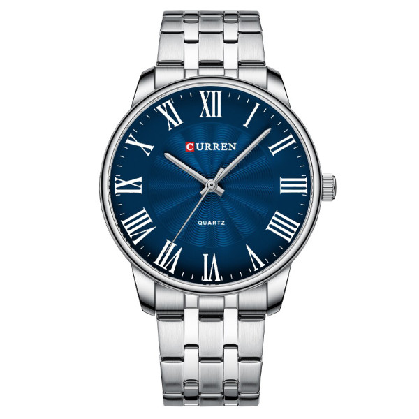 Curren 8422 Silver-Blue