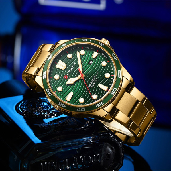 Curren 8426 Gold-Green
