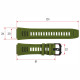Ремінець для смарт годинника АК45 Army Green