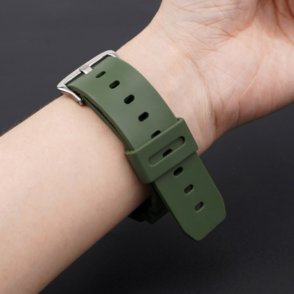 Ремінець для Casio G-Shock DW-5600/6900/G-5600/GW-M5610 Army Green Black