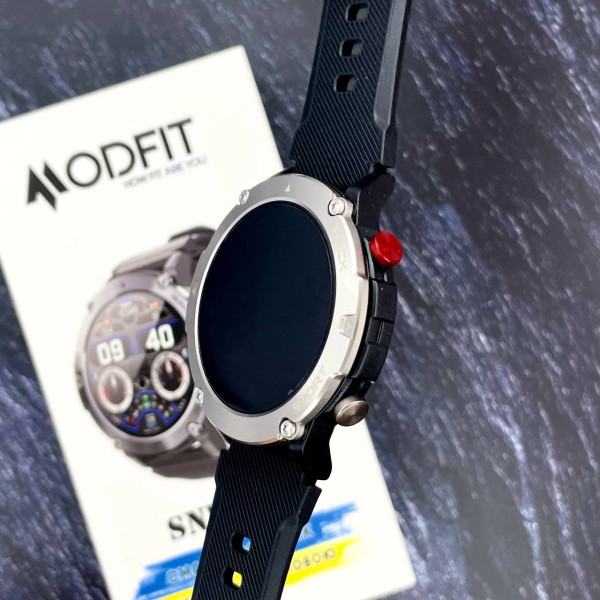 Розумний годинник Modfit Sniper Black-Silver 36 мм