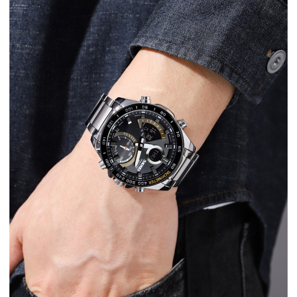 Skmei 1889GDBK Silver-Gold-Black