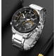 Skmei 1889GDBK Silver-Gold-Black