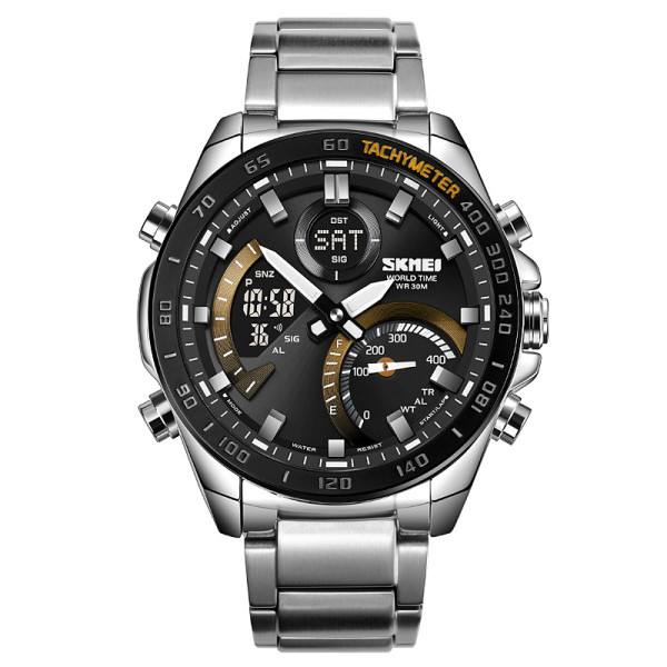 Skmei 1889GDBK Silver-Gold-Black