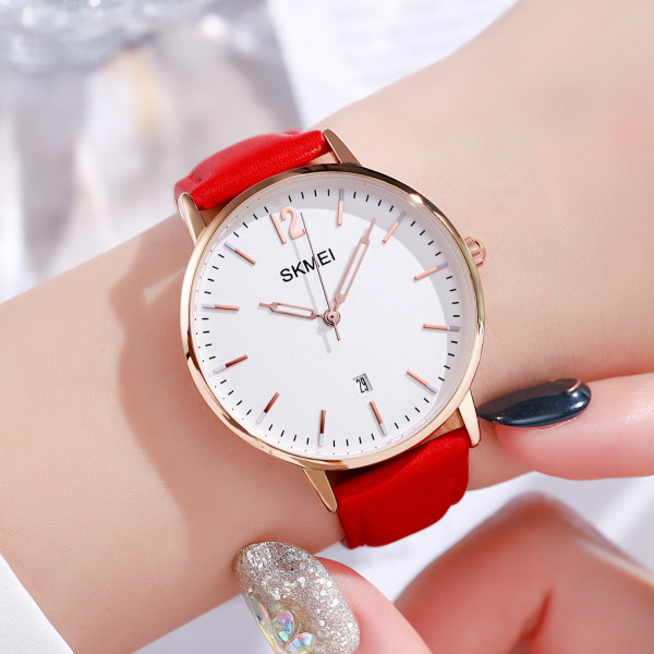 Skmei 1724RGRD Rose Gold-Red