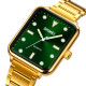 Skmei 1954GDGN-SP Gold-Green Sun Pattern