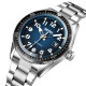 Skmei 9232LSIBU Silver-Blue Leather