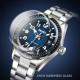 Skmei 9232LSIBU Silver-Blue Leather