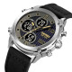 Skmei 1975LSIBK Silver-Black Leather.