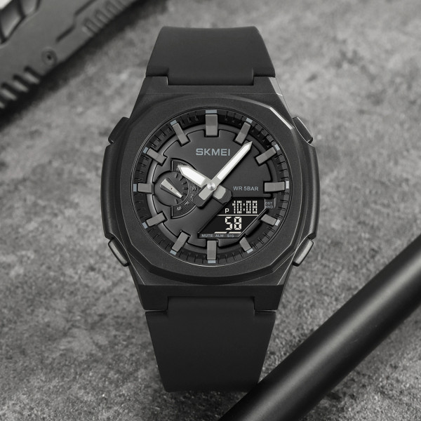 Skmei 2091BKGYBK Black-Grey-Black