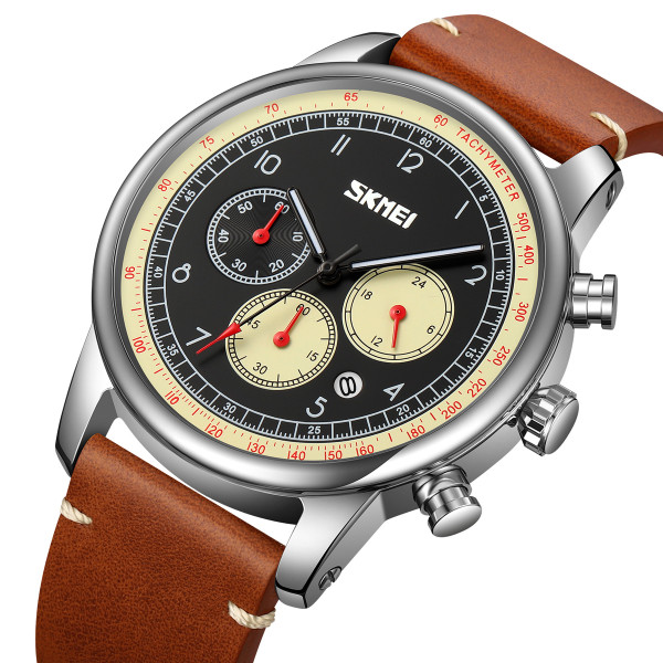 Skmei 9318BEBN Beige-Brown