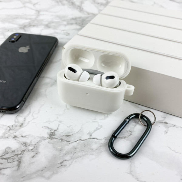 Чехол Airpods Pro Silicone Case Slim White