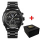 Часы наручные Patriot 016 Трезубец серебро Black-Black Steel