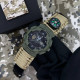 Годинник наручний Patriot 005 Тризуб золото Чорний Паракордовий ремінець Desert Camo + Коробка