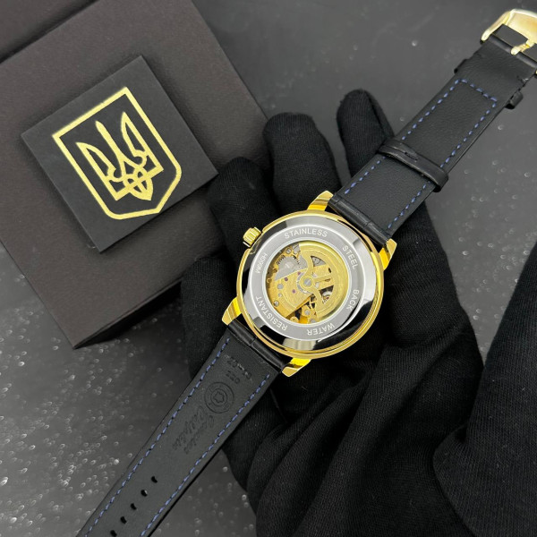 Годинник наручний Patriot 022 Automatics Не Забуду Дім Gold-Black