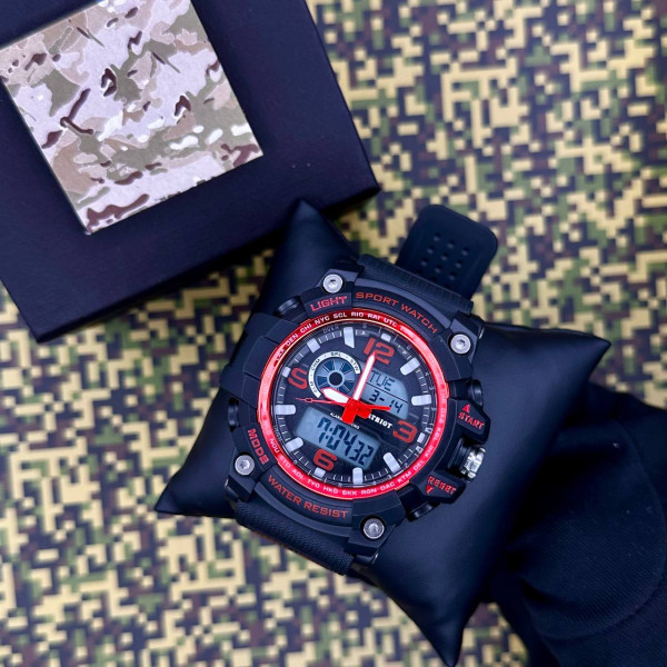 Годинник наручний Patriot 012RD Black-Red