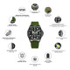 Годинник наручний Awarder Embroidery Silver-Red Green  Battery 10ATM