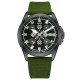 Годинник наручний Awarder Embroidery Black-Army Green Green  Automatic 10ATM