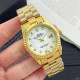 Rolex Date Just 067 Pearl Gold-White