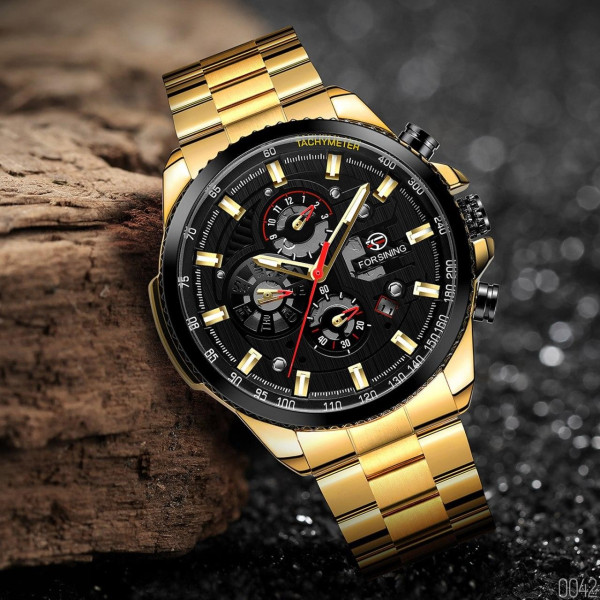 Forsining 6909 Gold-Black