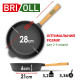 Чавунна сковорода Brizoll Optimа 280х60 мм