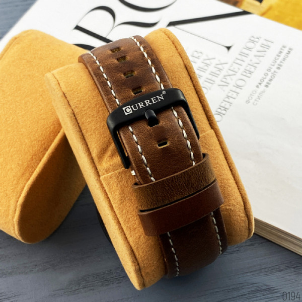 Curren 8324 Black-Brown