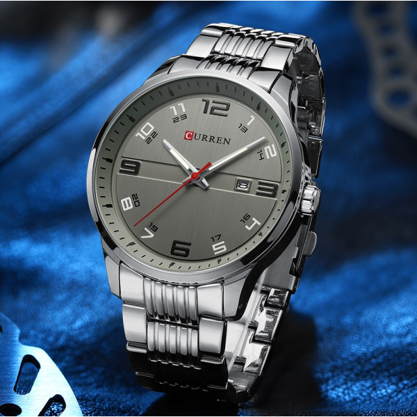 Curren 8411 Silver-Grey