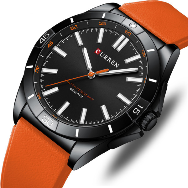 Curren 8449 Black-Orange