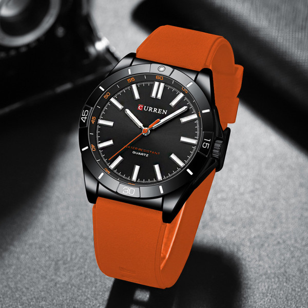 Curren 8449 Black-Orange