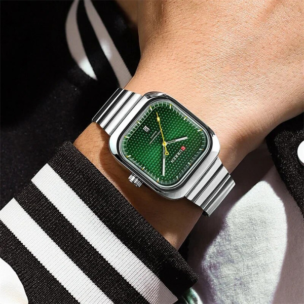 Curren 8460 Silver-Green