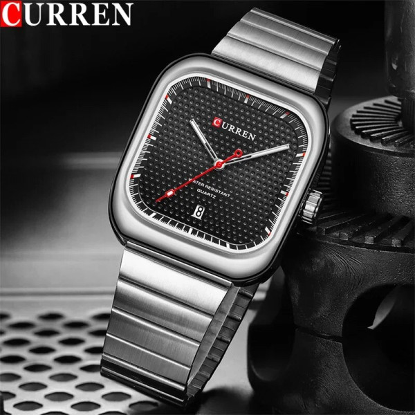 Curren 8460 Silver-Black