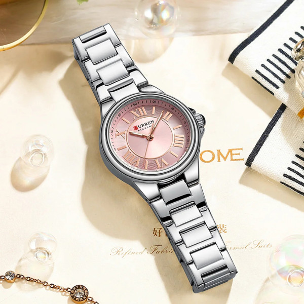 Curren 9091 Silver-Pink